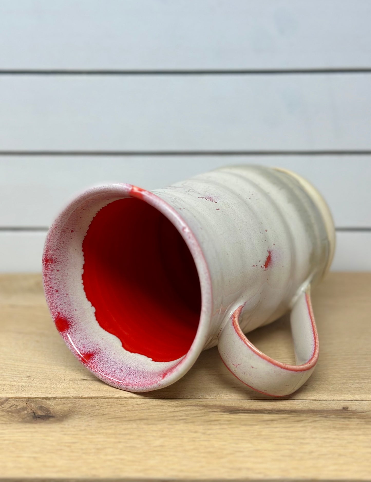 Ceramic Mug in Red Sky
