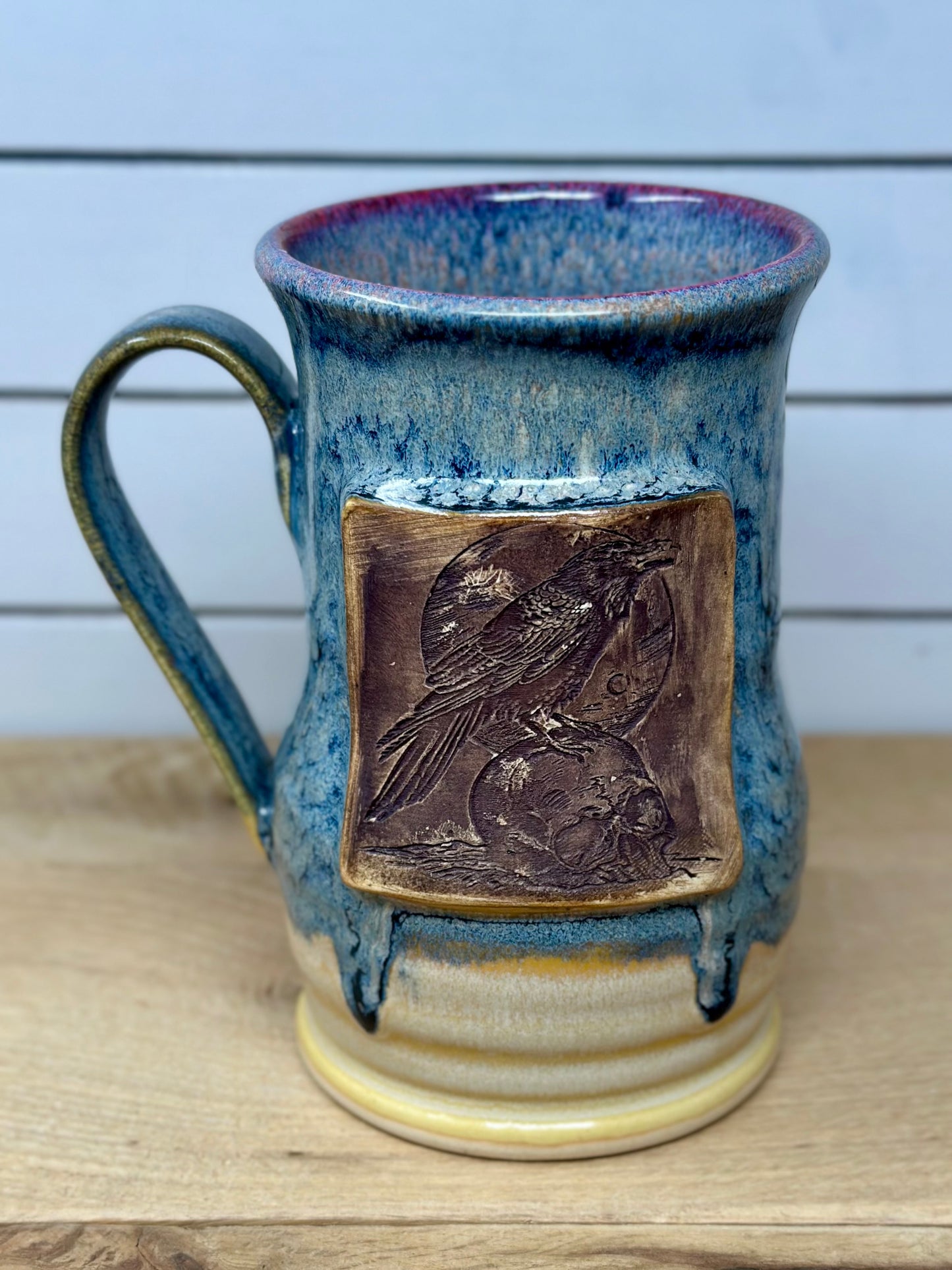 Ceramic Crow & Skull Logo Mug
