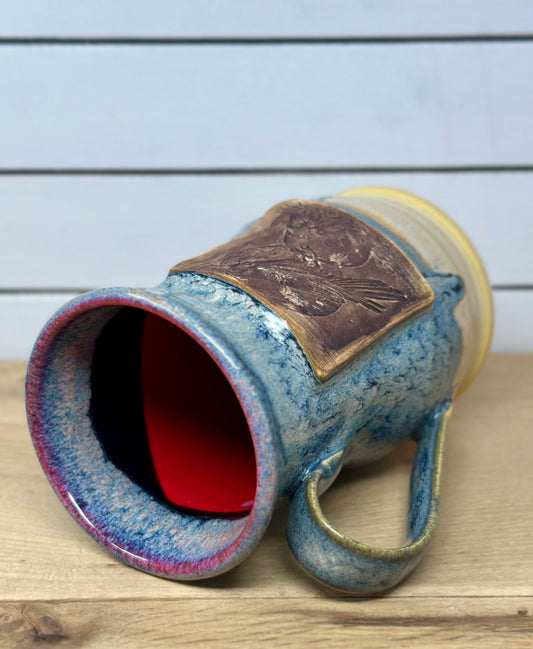 Ceramic Crow & Skull Logo Mug