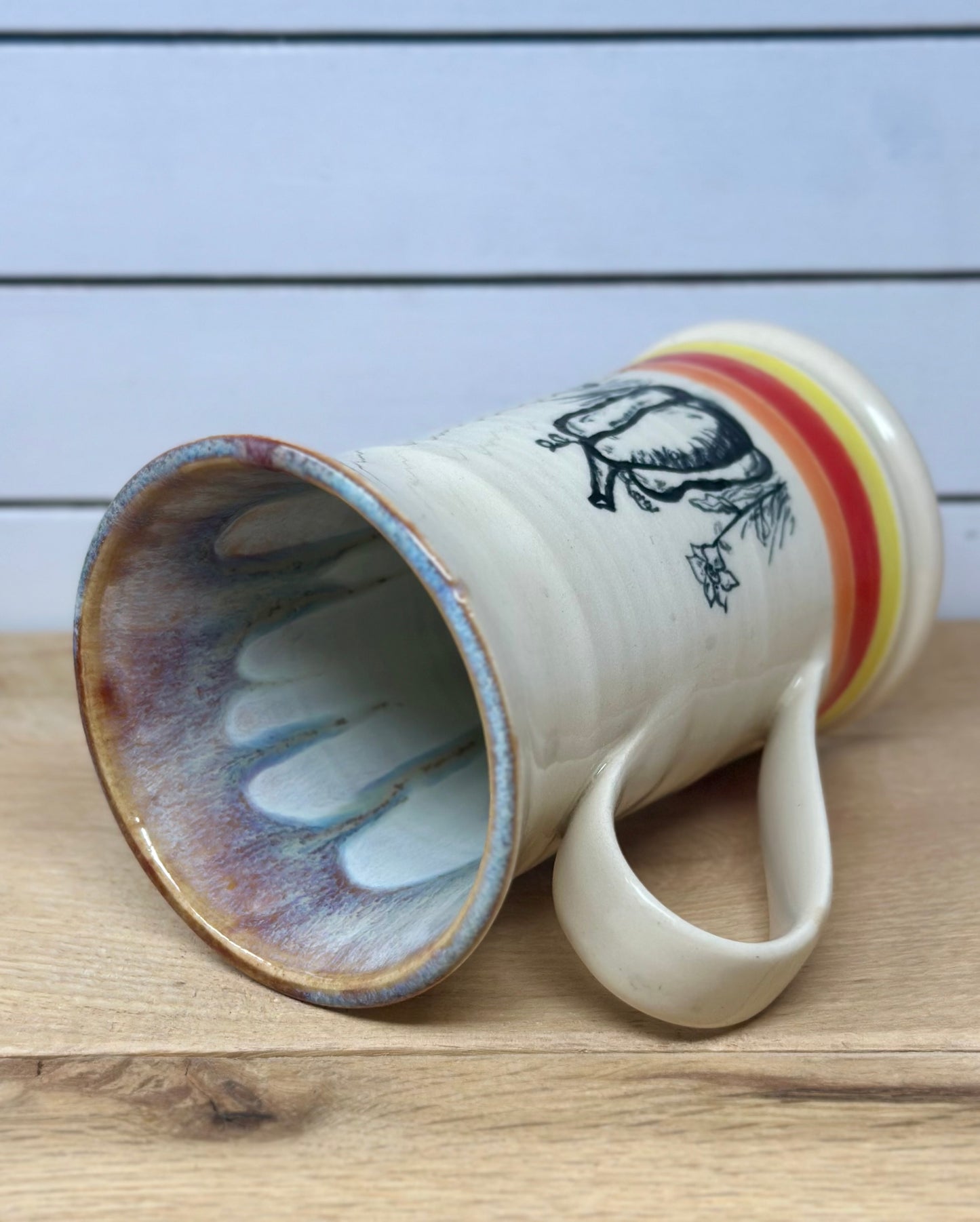 Hand Painted Pumpkin Mug