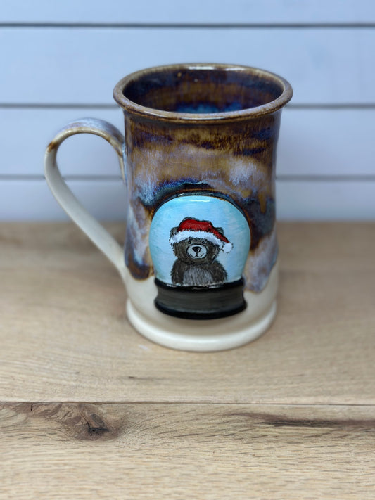 Snow Globe Teddy Bear Mug