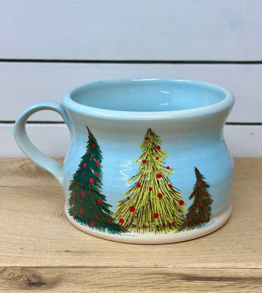 3 Christmas Trees Soup Mug