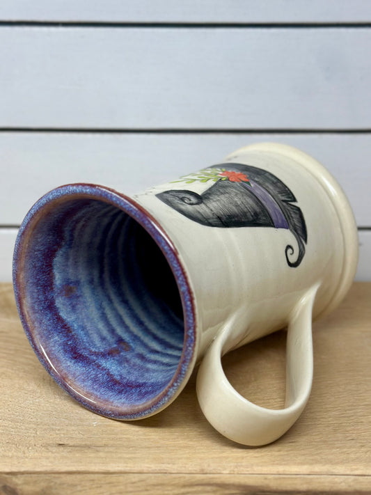 Hand Painted Witch Hat Mug