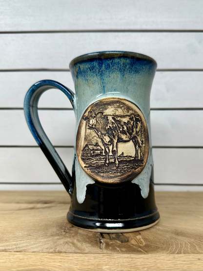 Ceramic Mug with Cow Logo  image 0
