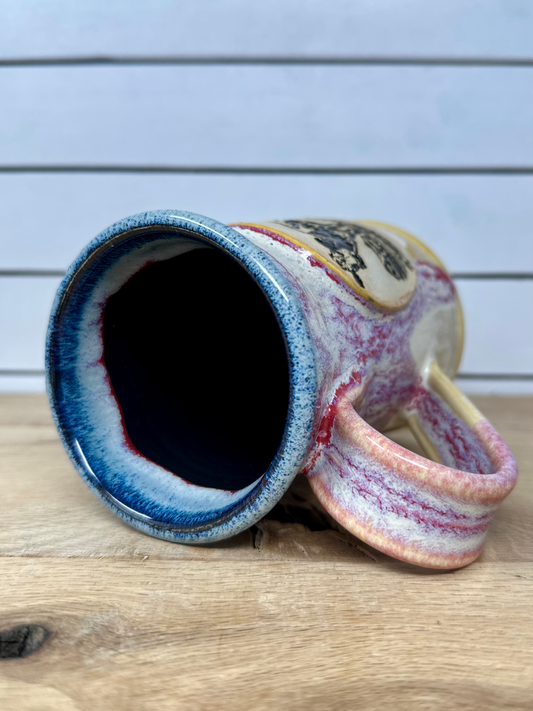 Ceramic Mug with Cow Logo image 1