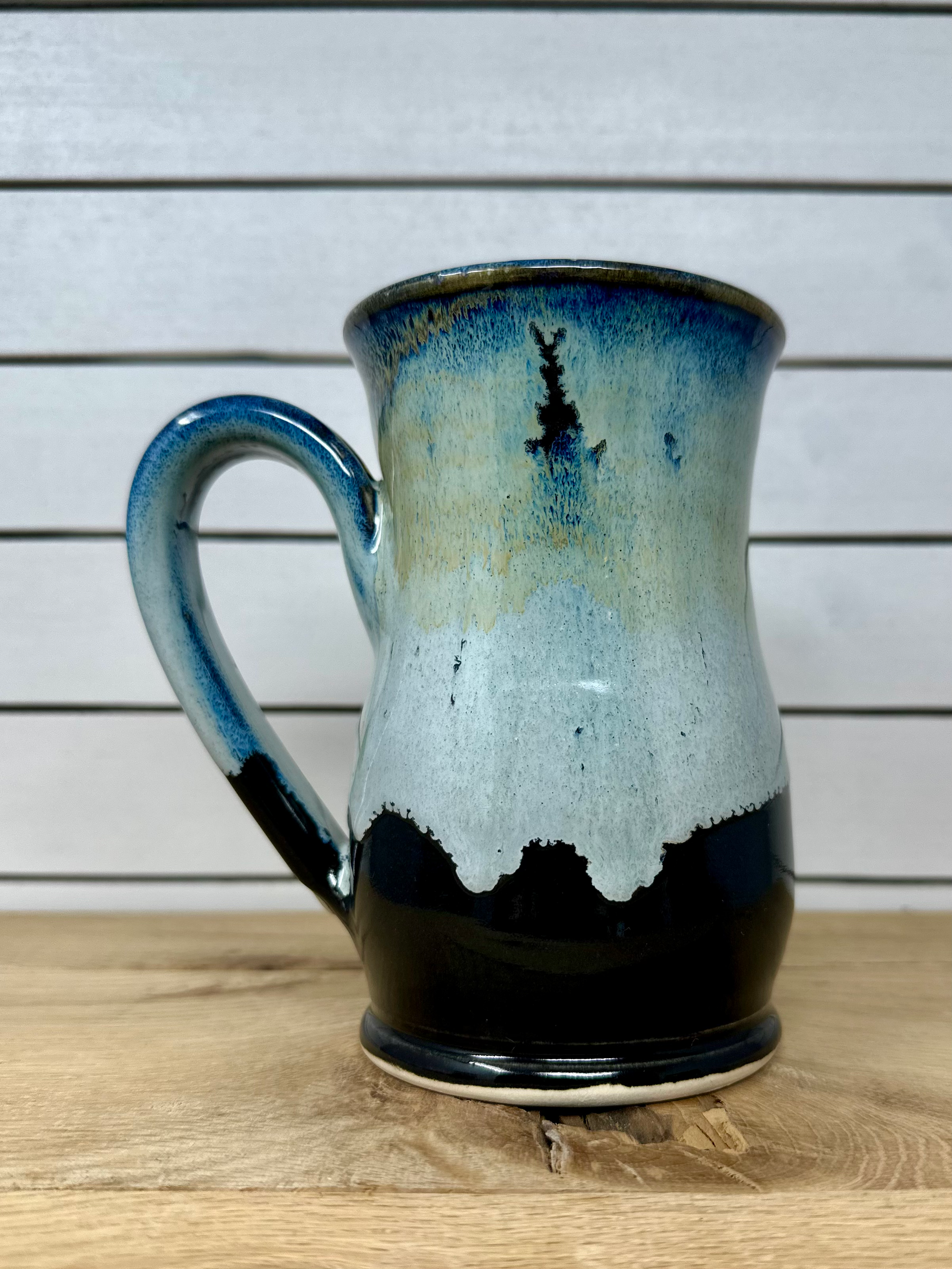 Ceramic Mug in Frosted Obsidian with Oxide Liner image 0