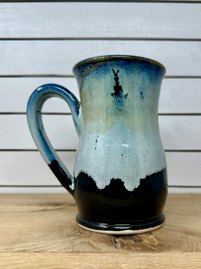 Ceramic Mug in Frosted Obsidian with Oxide Liner image 0