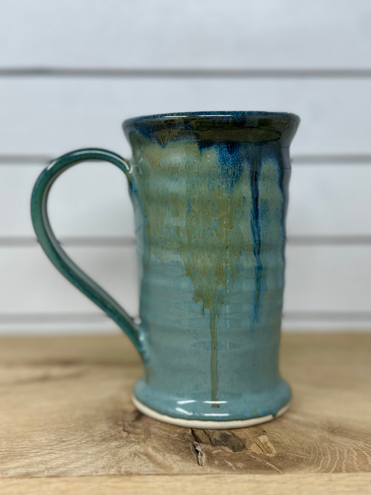 Ceramic Mug in Tidal Wave with Oxide Liner image 0
