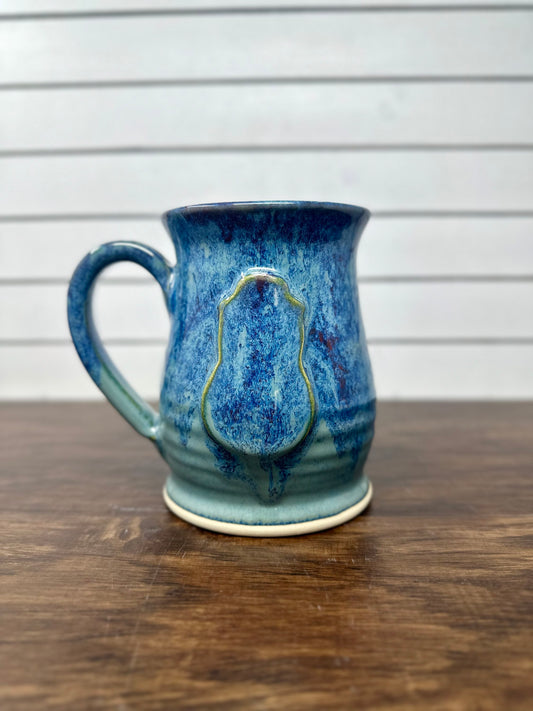 Ceramic Mug with Snowman Logo - Red Sea image 0