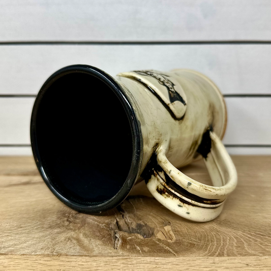 Trout Logo Mug in Oatmeal image 1